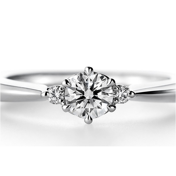 遇见爱情-白18K金钻石戒指