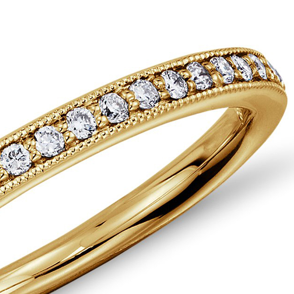 星轨-玫瑰金钻石戒指