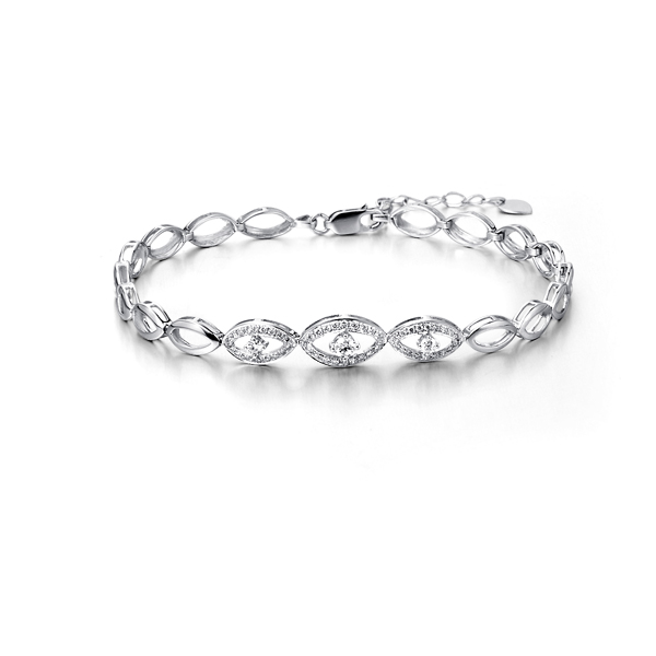 帕尔瓦蒂·佩-白18K金钻石手链